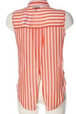 Blusen>Topshop Hemd-Bluse Größe 38 weißpink