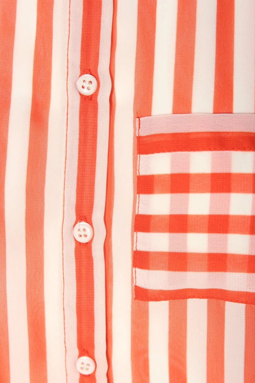 Blusen>Topshop Hemd-Bluse Größe 38 weißpink