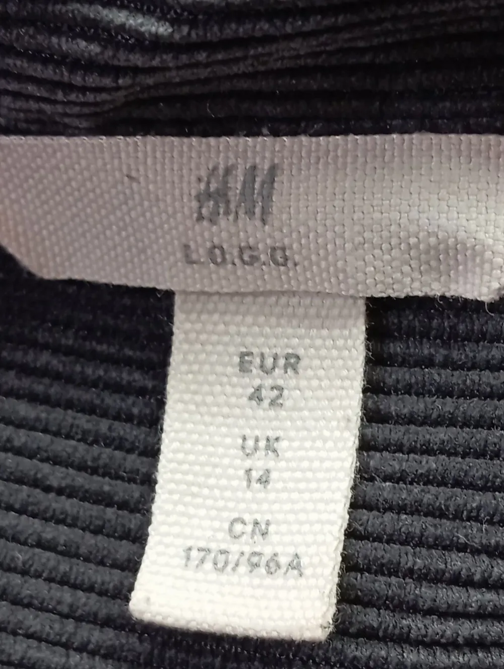 Blusen>H&M L.O.G.G. Hemd-Bluse Größe 42 hellgrau