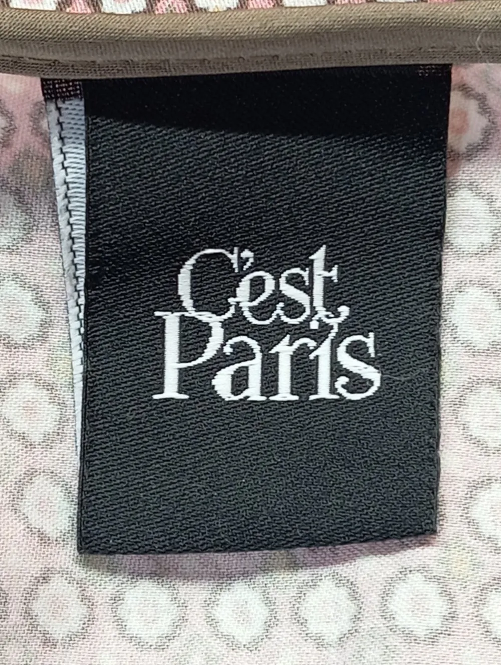Blusen>C'est Paris Hemd-Bluse Größe 38 pinkbraun