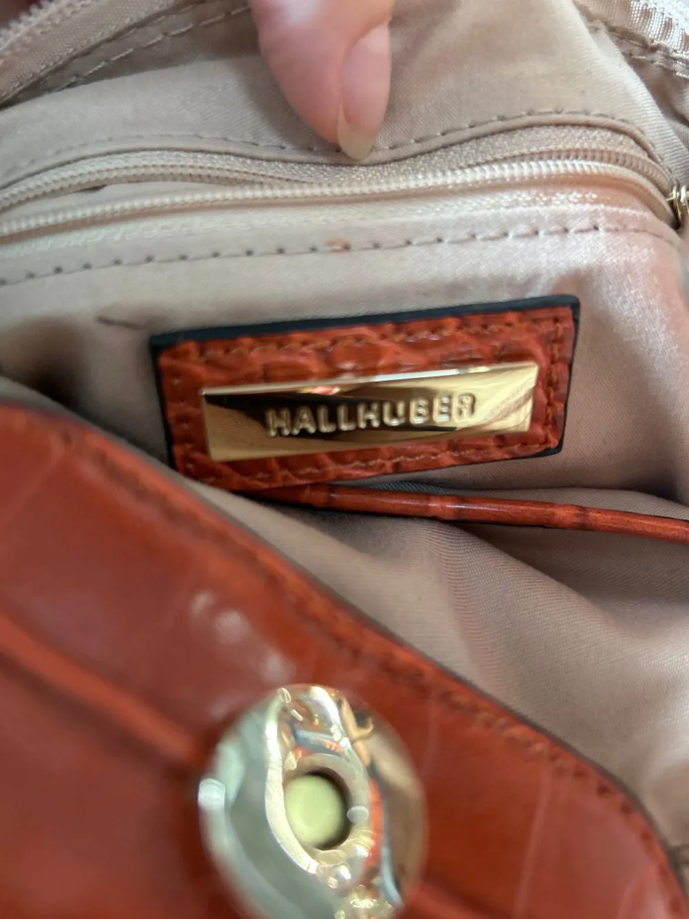 Henkeltaschen>Hallhuber Henkeltasche orange