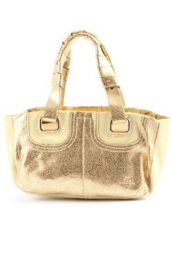 Henkeltaschen>barbara Henkeltasche goldfarben