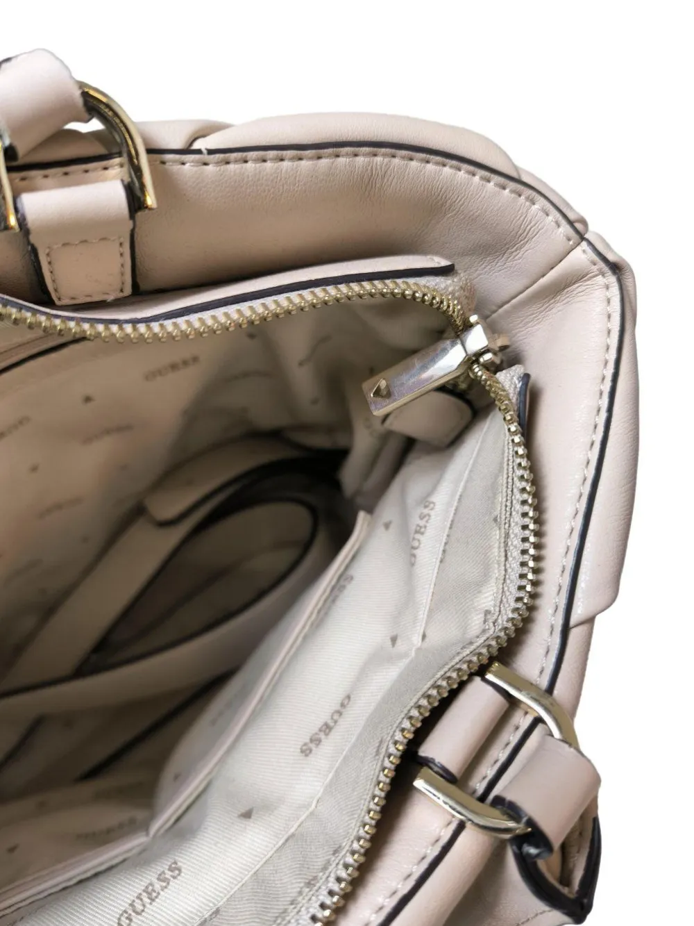 Henkeltaschen>Guess Henkeltasche wollweiß