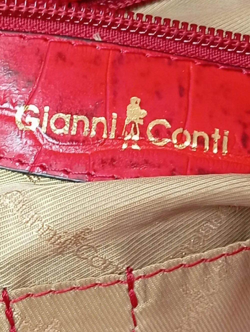 Henkeltaschen>Gianni Conti Henkeltasche rot