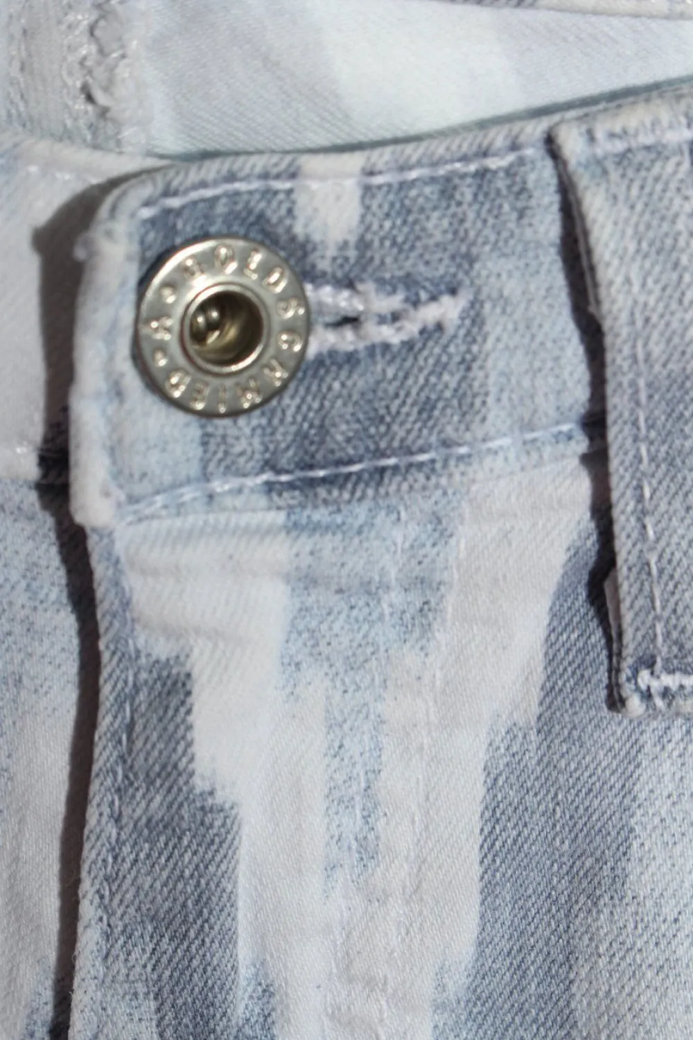 Jeans>Adriano Goldschmied Hüftjeans Größe 36 weißhellgrau