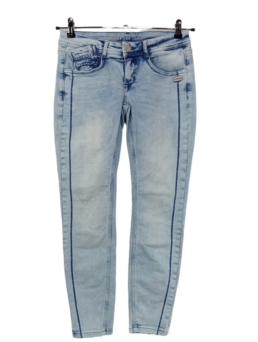 Jeans>Gang Hüftjeans Größe 36 blau