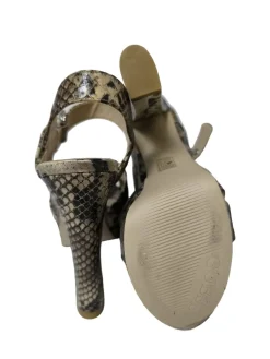 Sandaletten>Guess High Heel Sandaletten Größe 38 cremeschwarz