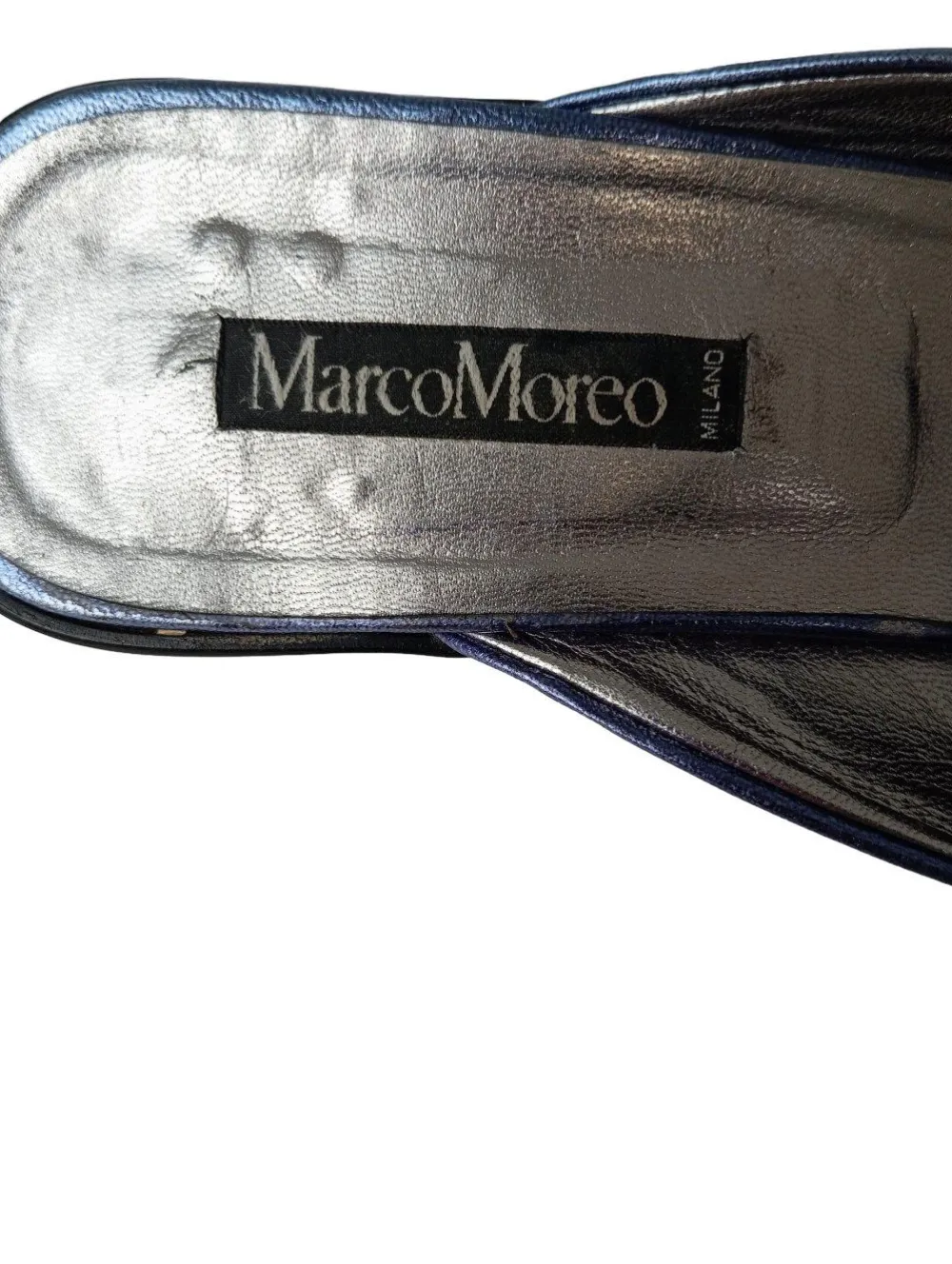 Sandaletten>Marco Moreo Milano High Heel Sandaletten Größe 40 blau