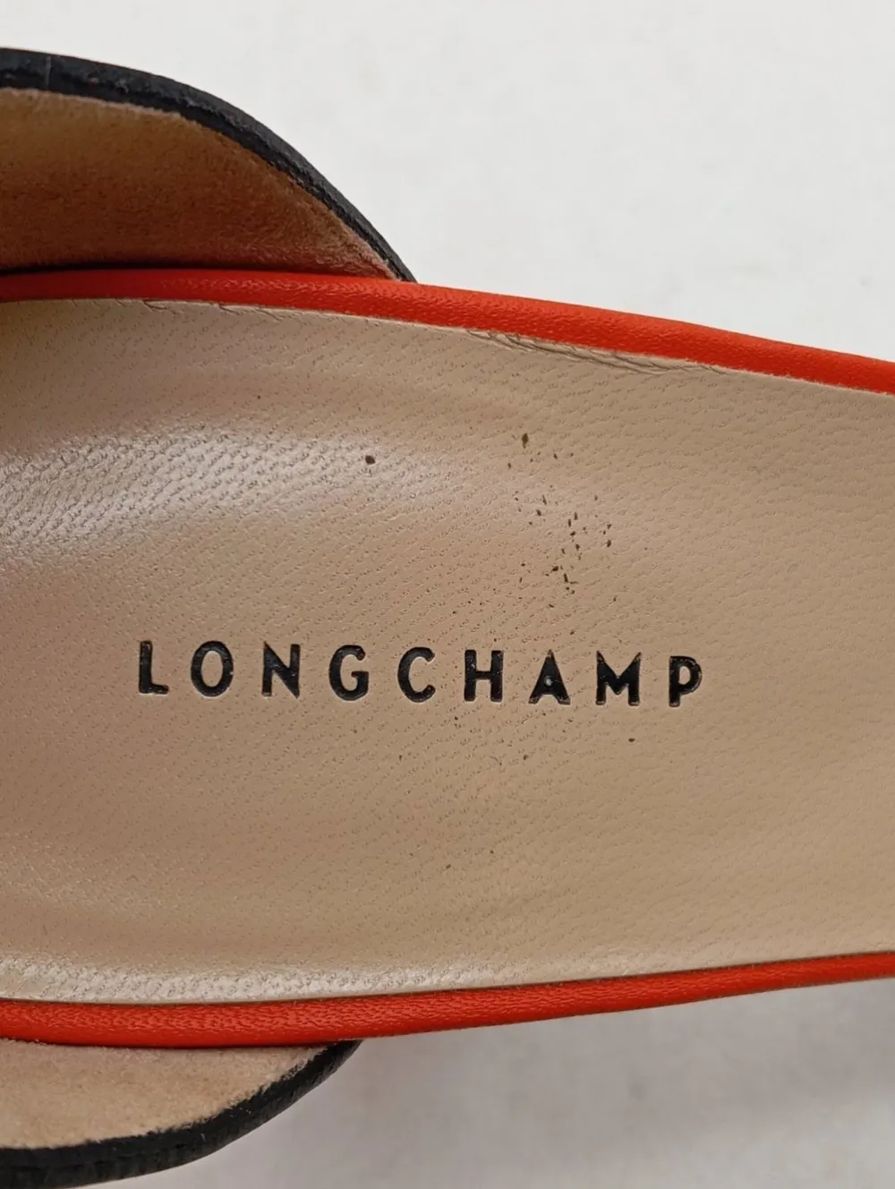 Sandaletten>Longchamp High Heel Sandaletten Größe 38 hellorange