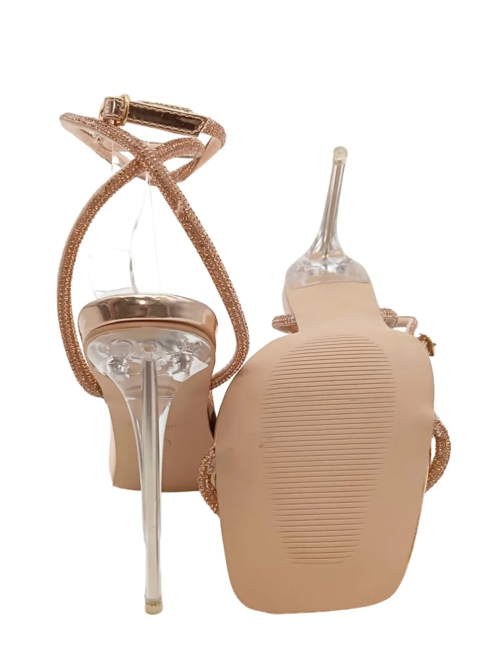 Sandaletten>Be u2661 Mine High Heel Sandaletten Größe 39 goldfarben