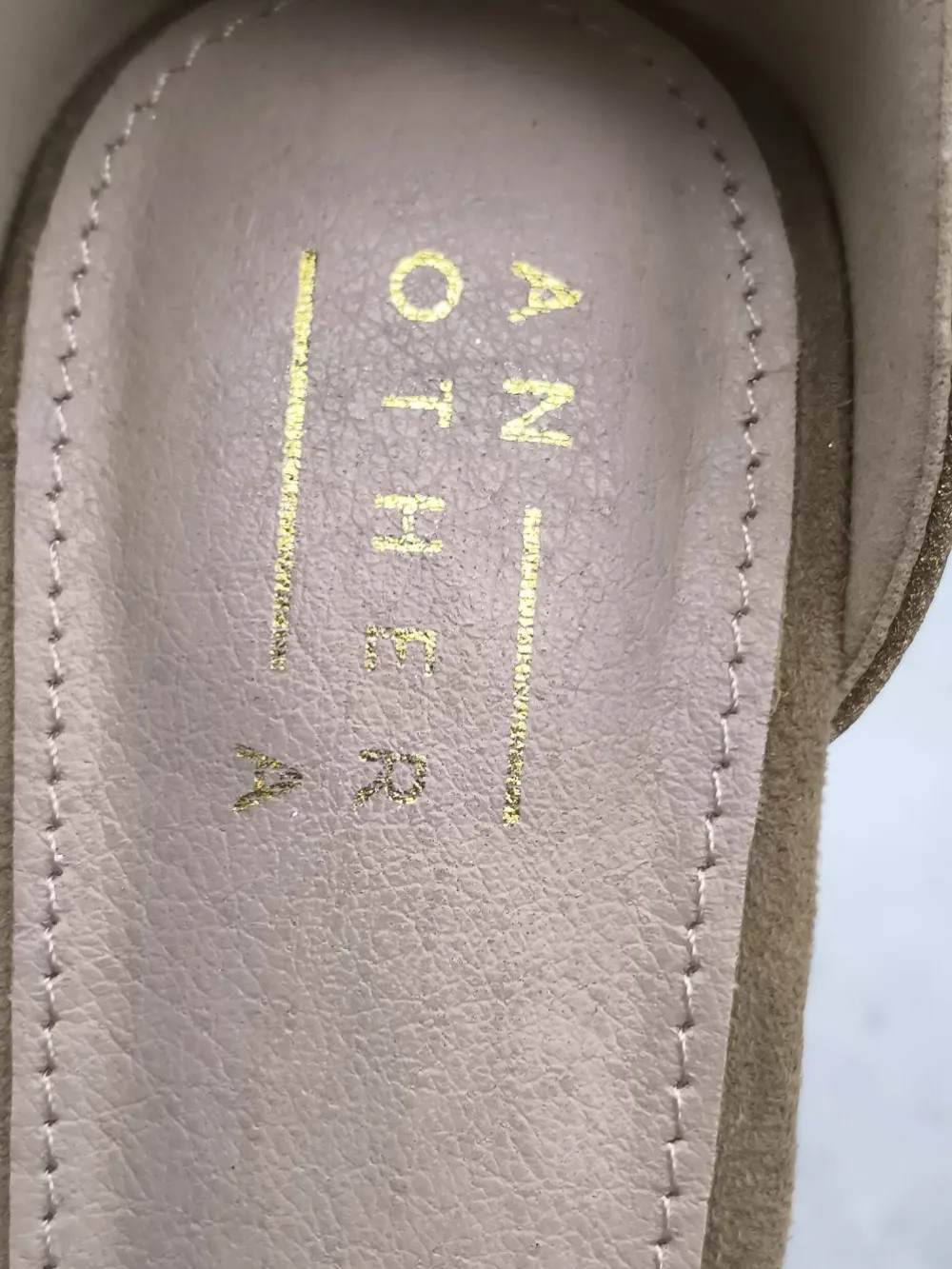 Sandaletten>AN OTHER A High Heel Sandaletten Größe 38 goldfarben