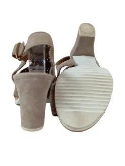 Sandaletten>Gabor High Heel Sandaletten Größe 40 hellgrau