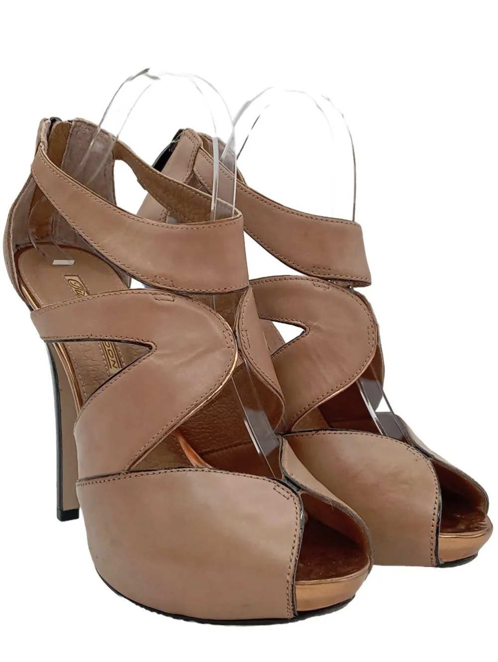 Sandaletten>Buffalo London High Heel Sandaletten Größe 40 braun