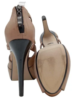 Sandaletten>Buffalo London High Heel Sandaletten Größe 40 braun