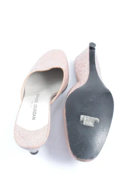 Sandaletten>Charles Jourdan High Heel Sandaletten Größe 39 silberfarben