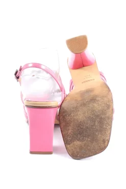 Sandaletten>Bally High Heel Sandaletten Größe 37 pinkbraun