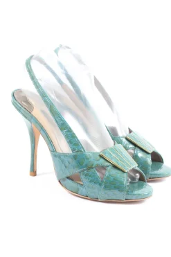 Sandaletten>Ted baker High Heel Sandaletten Größe 38 kadettblauwaldgrün