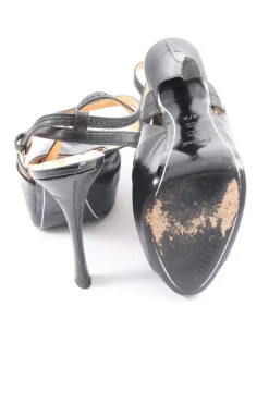 Sandaletten>Pollini High Heel Sandaletten Größe 37,5 schwarz