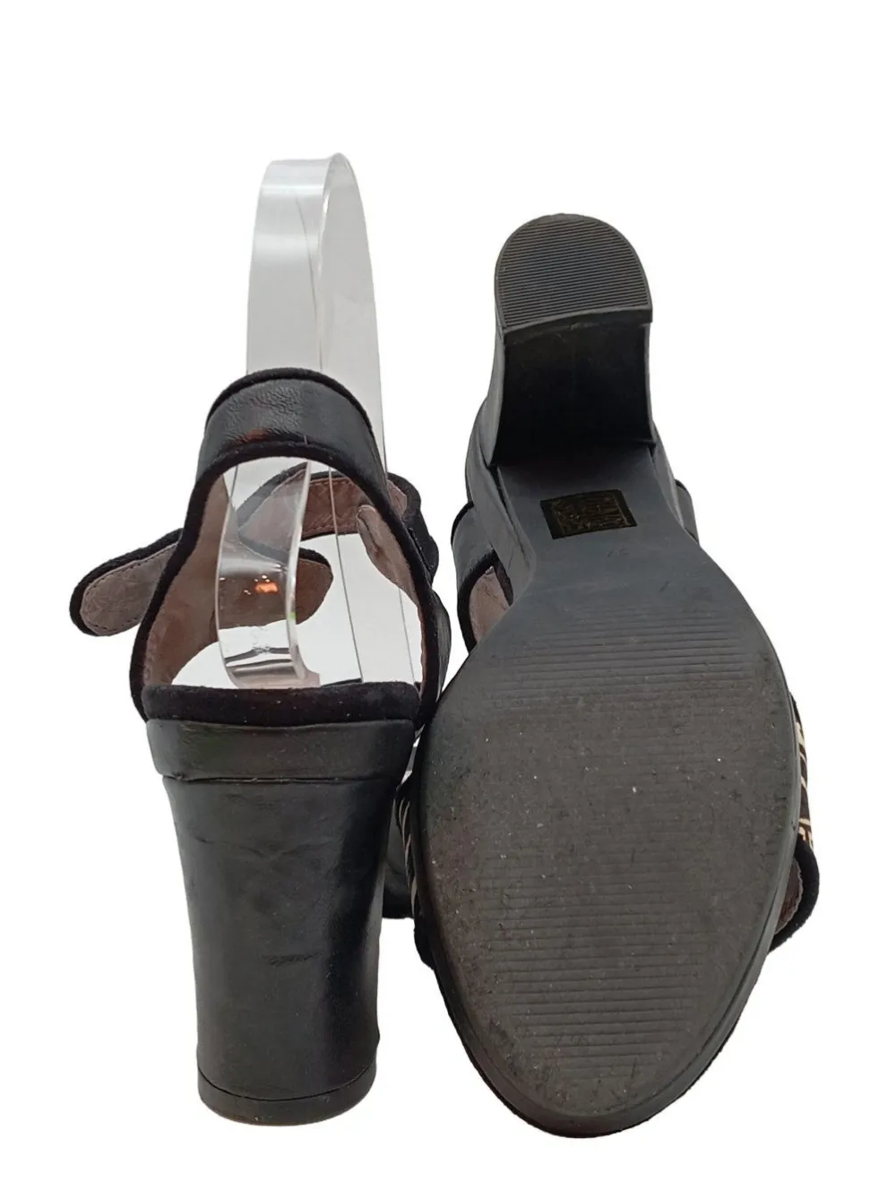 Sandaletten>PiaTozzi High Heel Sandaletten Größe 37 schwarzcreme