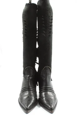 High Heel Stiefel Größe 37-Ermanno Scervino New