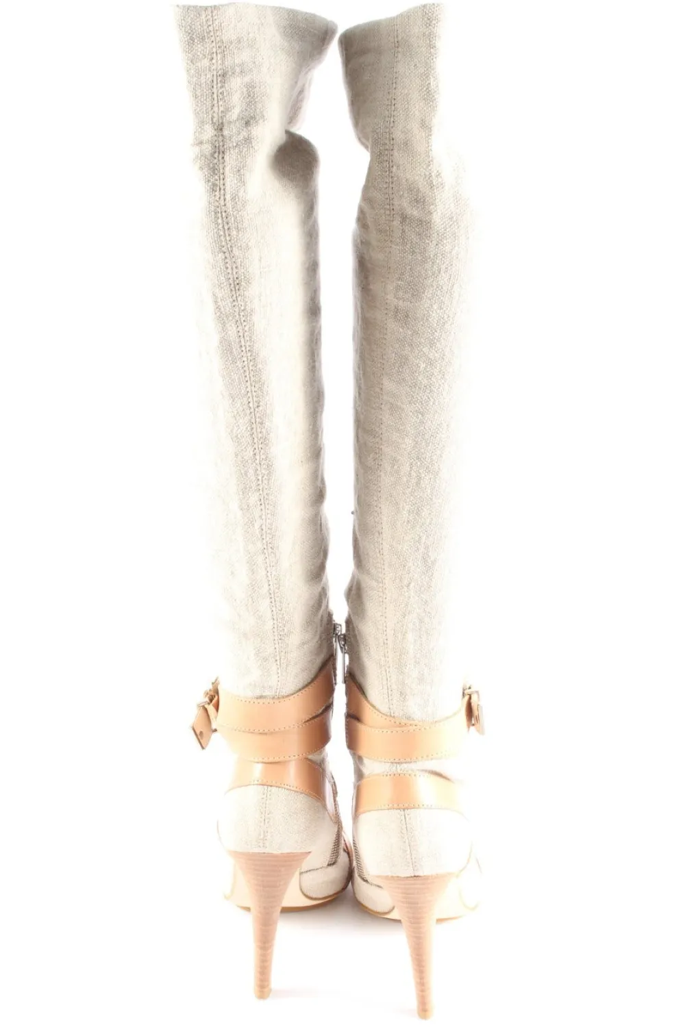 Stiefel>Stefanel High Heel Stiefel Größe 38 hellgraunude