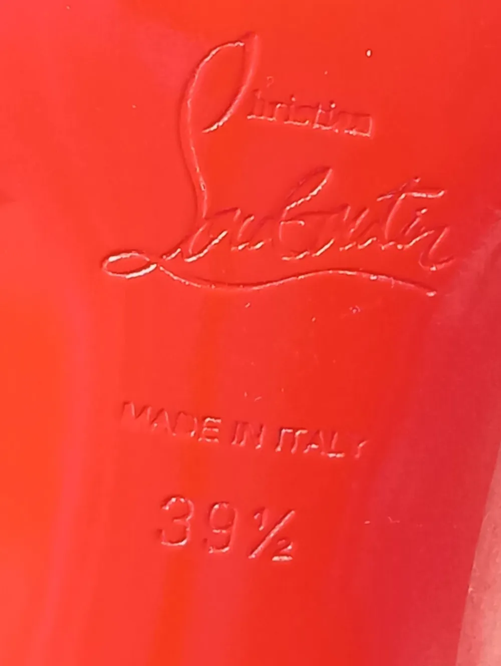 Pumps>Christian Louboutin High Heels Größe 39,5 rot