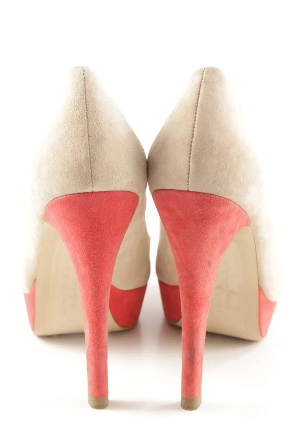 Pumps>Zara Woman High Heels Größe 37 cremerot