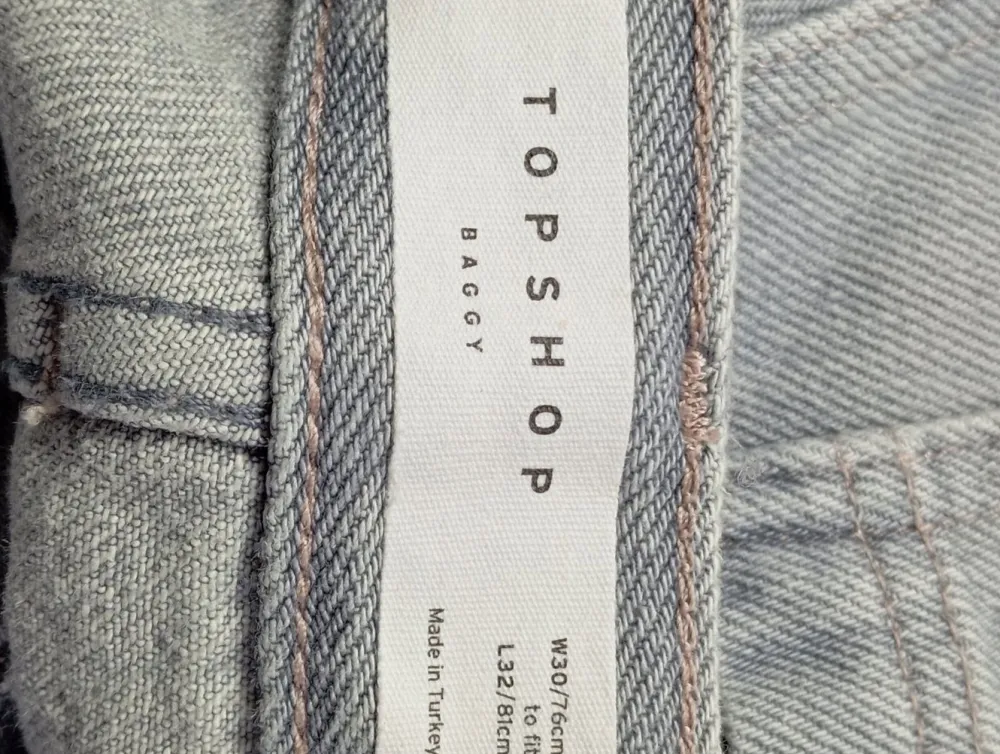 Jeans>Topshop High Waist Jeans Größe 40 graublau