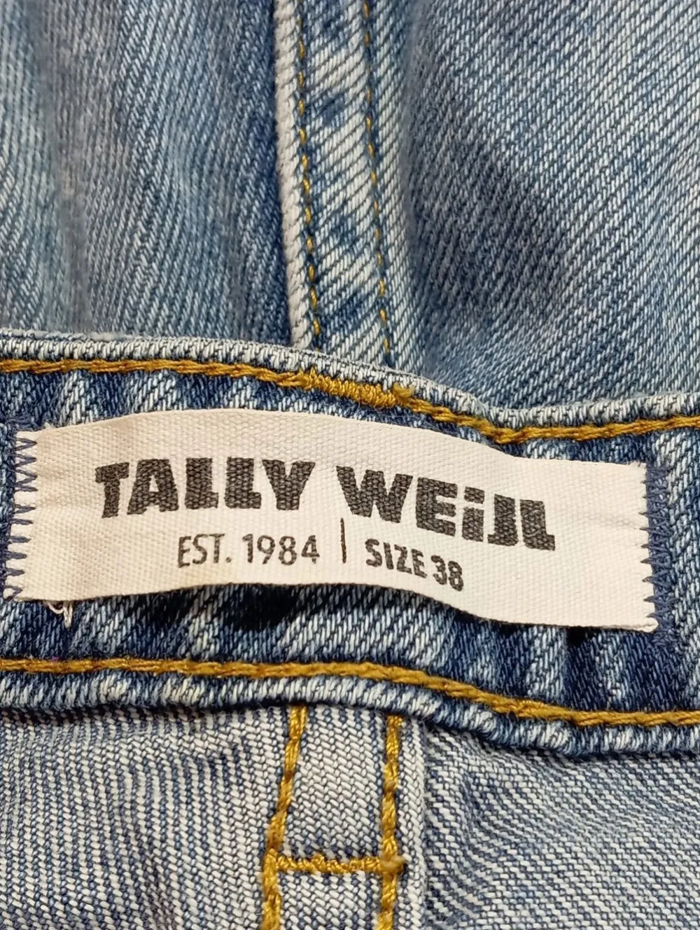 Jeans>Tally Weijl High Waist Jeans Größe 38 blau