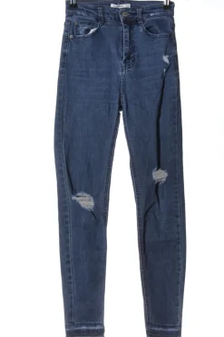 Jeans>Pull & Bear High Waist Jeans Größe 32 blau