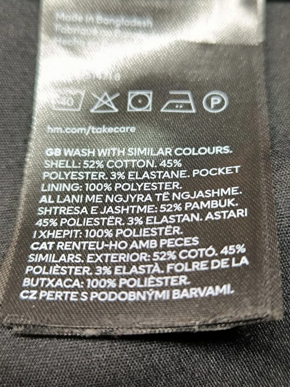 Hosen>H&M High-Waist Hose Größe 44 schwarz