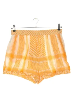 Kurze Hosen>Cecilie Copenhagen High-Waist-Shorts Größe 40 hellorangeweiß