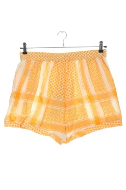 Kurze Hosen>Cecilie Copenhagen High-Waist-Shorts Größe 40 hellorangeweiß