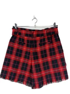 Kurze Hosen>Pinko High-Waist-Shorts Größe 40 rotschwarz