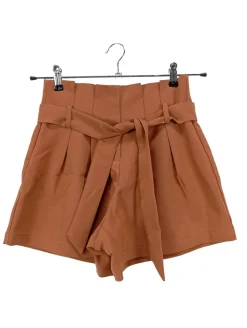 Kurze Hosen>Object High-Waist-Shorts Größe 34 braun