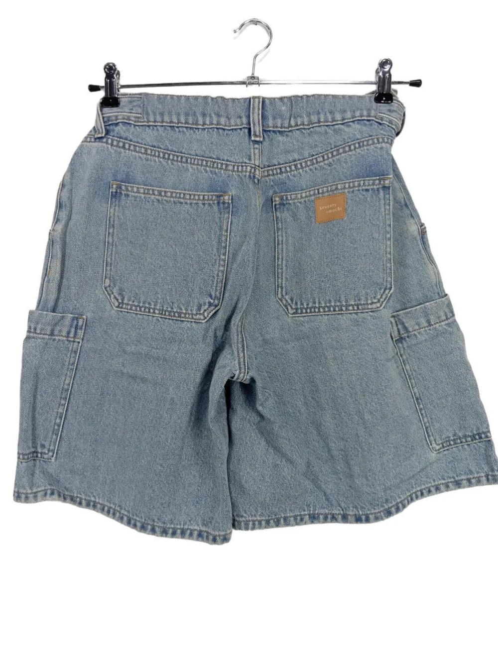 Kurze Hosen>Seventy + Mochi High-Waist-Shorts Größe 36 blau