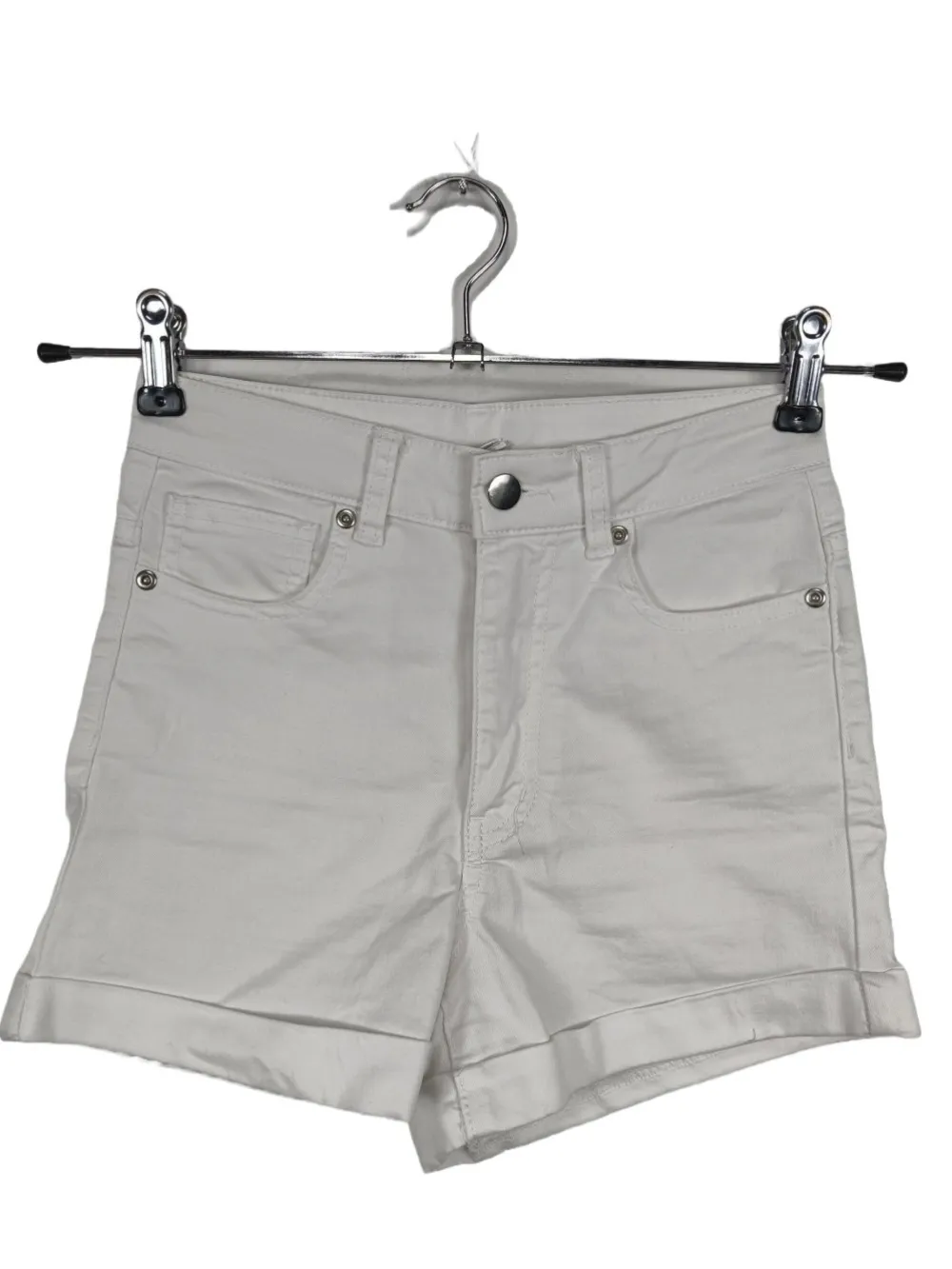 Kurze Hosen>Tezenis High-Waist-Shorts Größe 34 weiß