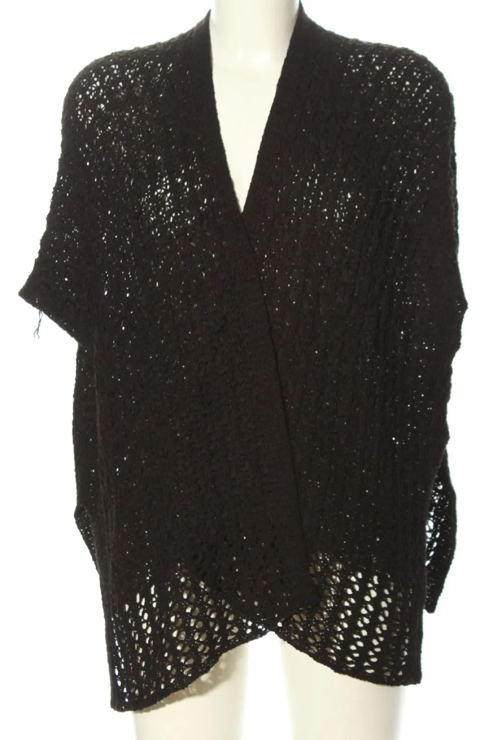 Strickbekleidung>Flame Häkel Cardigan Größe 36 schwarz