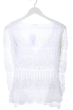 Strickbekleidung>Pepe Jeans Häkel Cardigan Größe 38 weiß