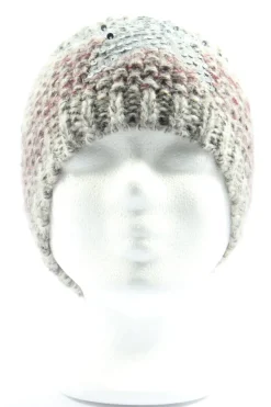 Mützen>Gina Benotti Häkelmütze Größe 52 hellgraupink