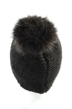 Mützen>Anna field Häkelmütze Größe 55 schwarz