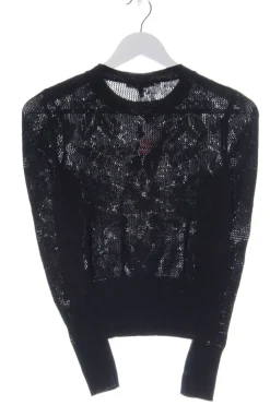 Pullover>Esprit Häkelpullover Größe 36 schwarz