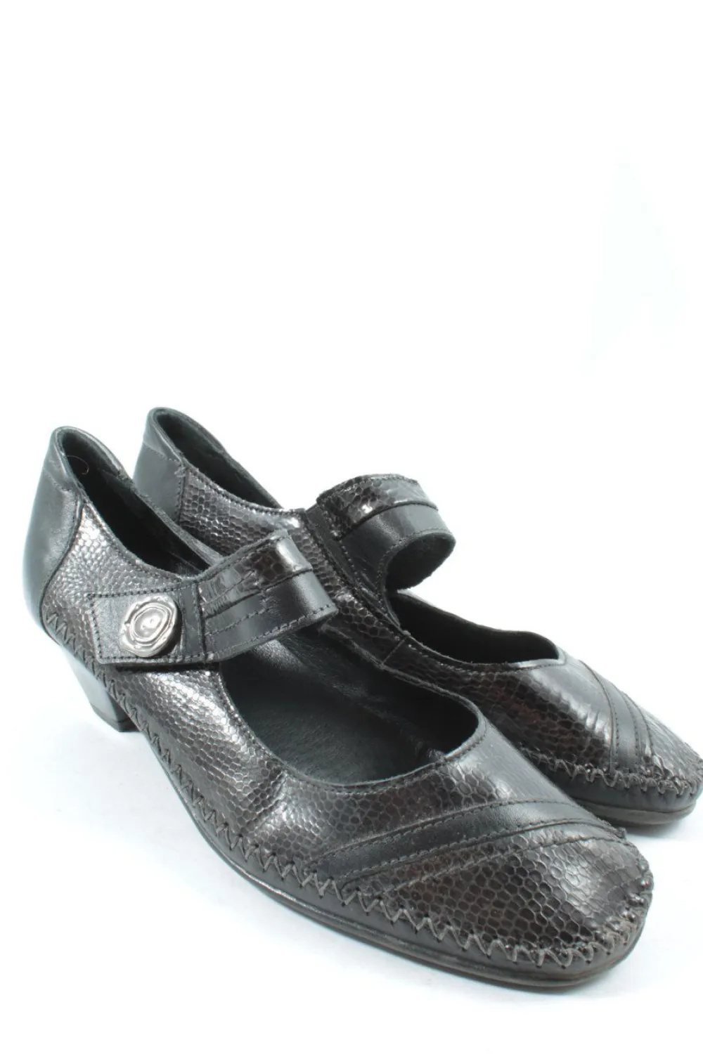 Pumps>Naturlu00e4ufer Hochfront-Pumps Größe 38 schwarzbraun