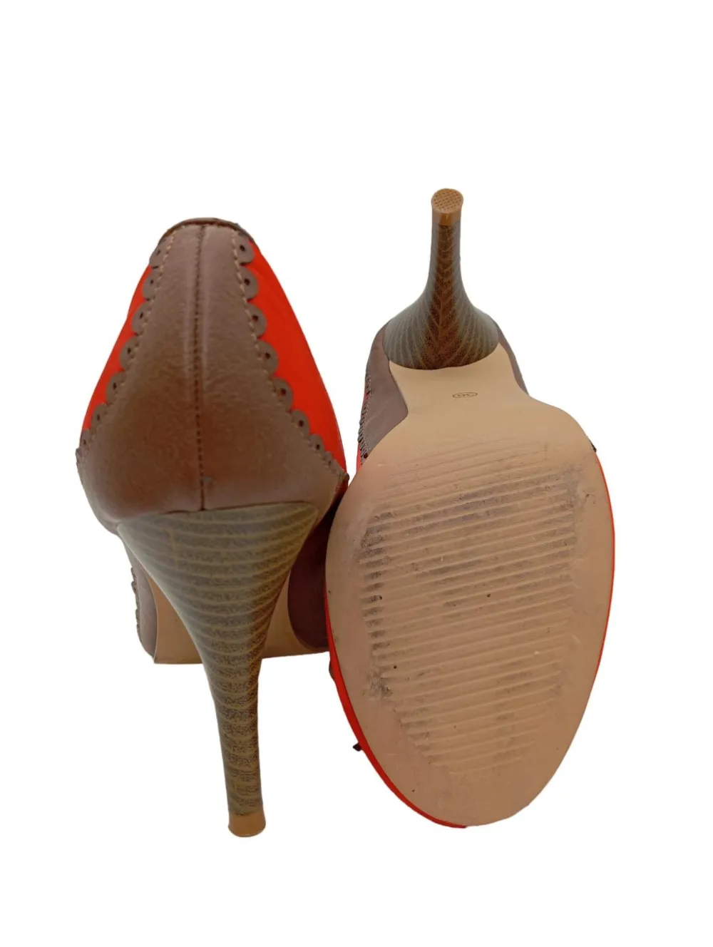 Pumps>Never 2 Hot Hochfront-Pumps Größe 36 rotbraun