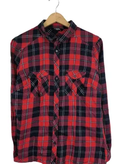 Hemden>LC Waikiki Holzfällerhemd Größe 40 rotschwarz