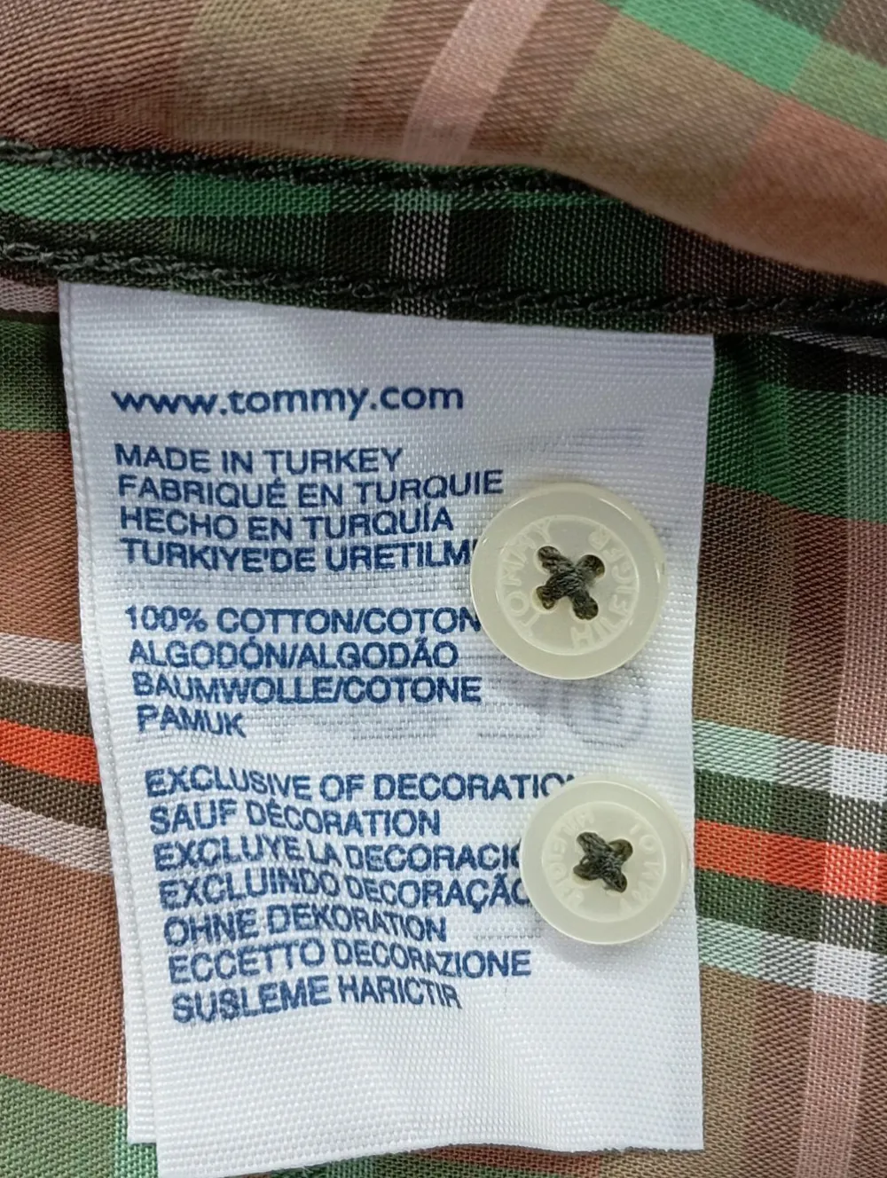 Hemden>Tommy Hilfiger Holzfällerhemd Größe 36