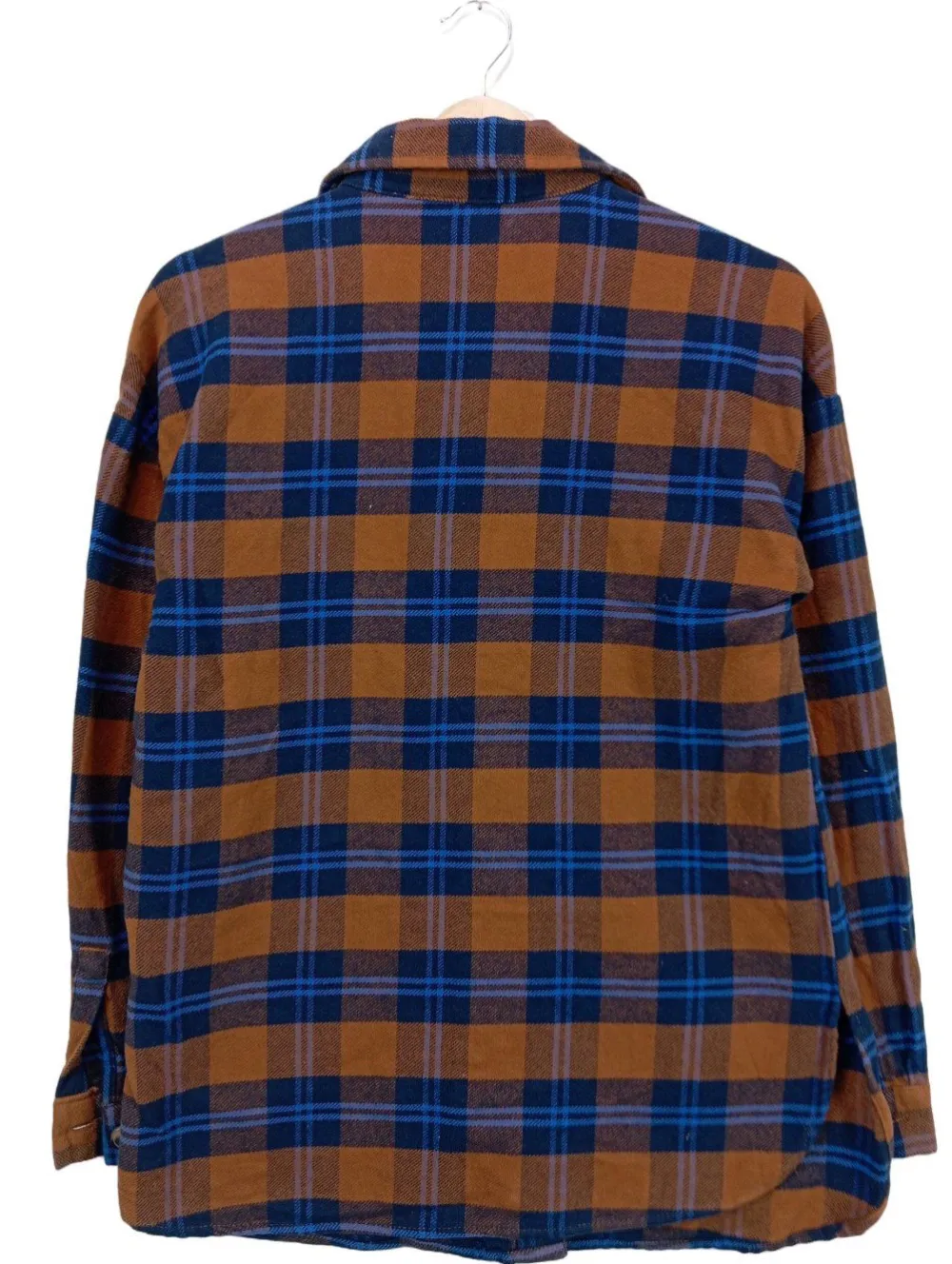 Hemden>JDY Holzfällerhemd Größe 34 blaubraun