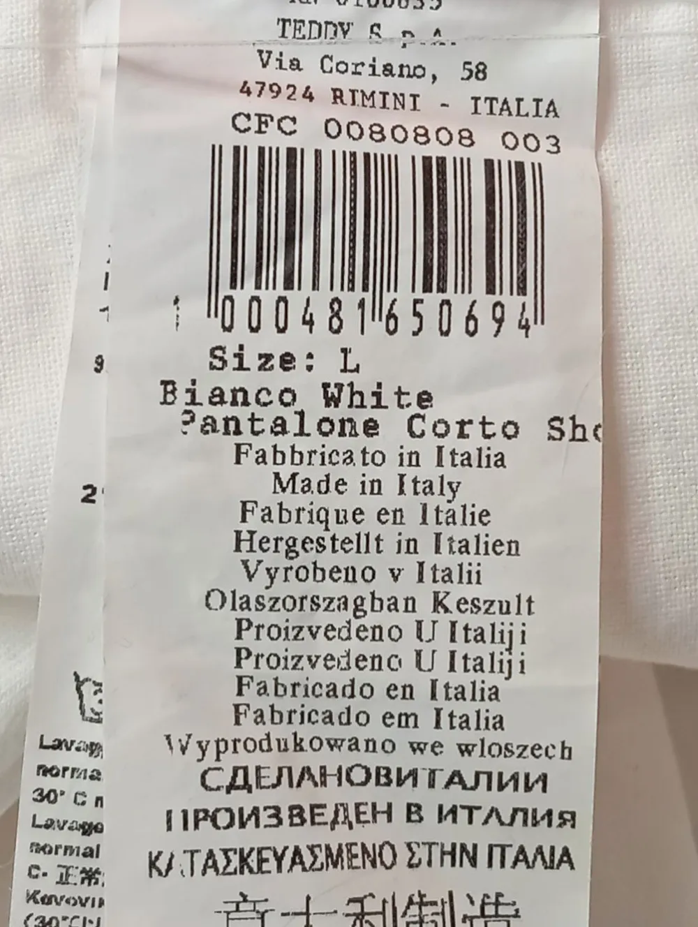 Kurze Hosen>R Jeans Hot Pants Größe 40 weiß