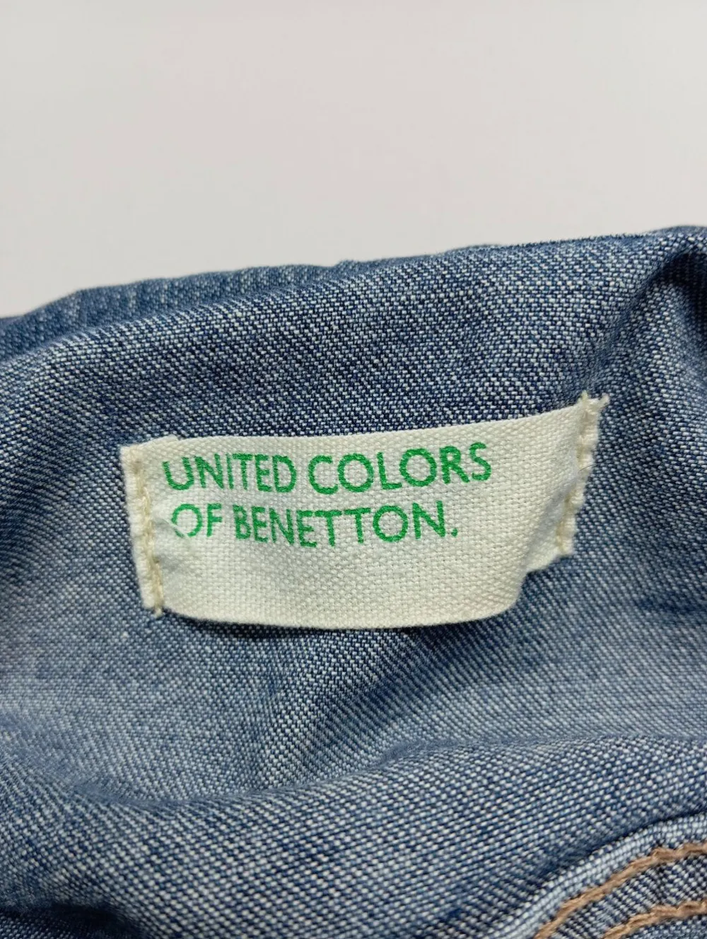Blazer>United Colors of Benetton Jeansblazer Größe 36 blau