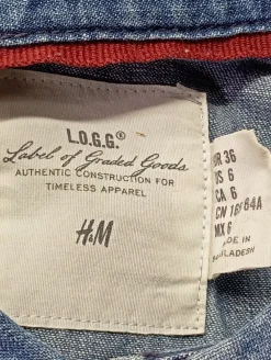 Jeanshemd Größe 36-H&M L.O.G.G. Online